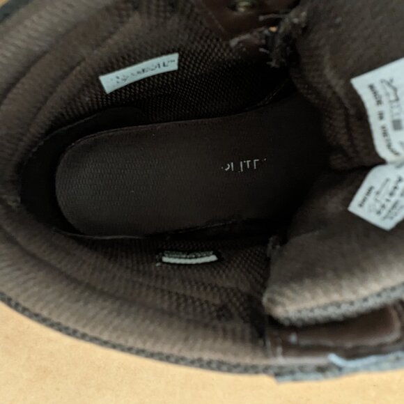 Timberland Rugged Defender ReBOTL Brown Leather Ankle Boots Size 10.5 Waterproof - Picture 12 of 15